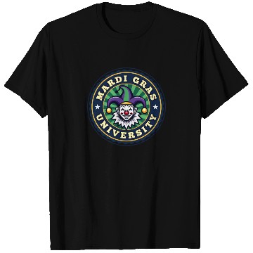 Discover Mardi Gras University Clown Men's Mardi Gras T Shirts