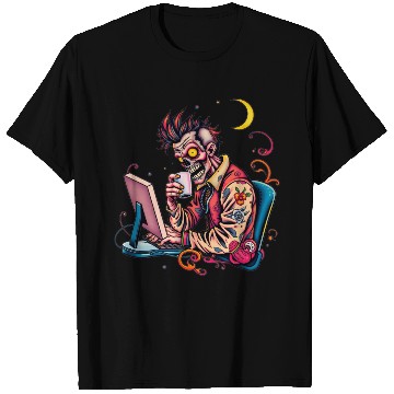 Discover Zombie Freelancer: Lack of Sleep + Deadlines T Shirts