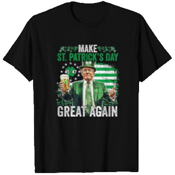 Discover Make St Patricks Day Great Again Funny Trump T Shirts