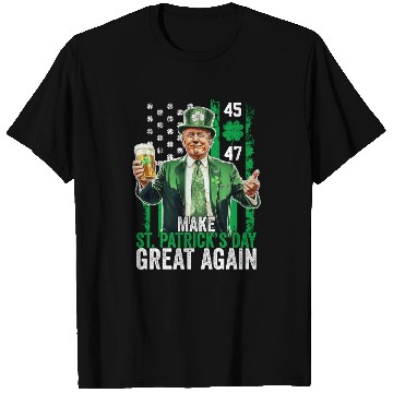 Discover Make St Patricks Day Great Again Funny Trump T Shirts