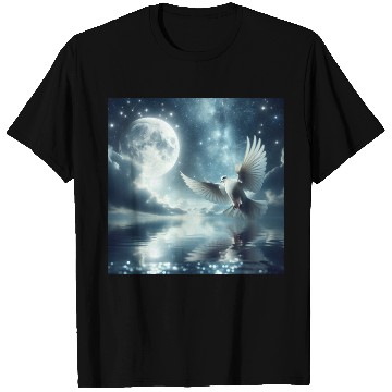 Discover Moon & Stars with Dove T Shirts