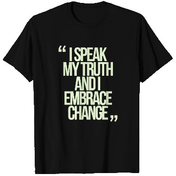 Discover I Speak My Truth And I Embrace Change Gemini Quote T Shirts