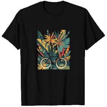 Discover Cycling Comic Look T Shirts
