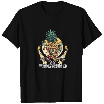 Discover Rise and Grind – Tropical Skull Party T Shirts