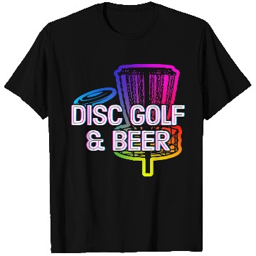 Discover Disc Golf and Beer Drinking Outdoor Game Drinker T Shirts