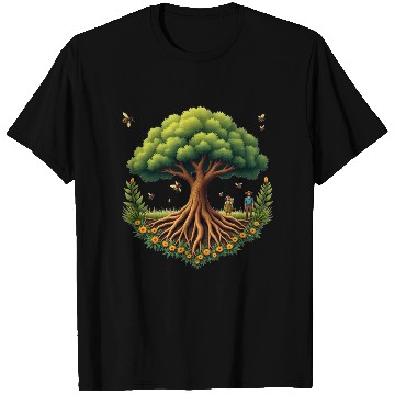 Discover Tree of Life & Bees T Shirts