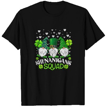Discover Shenanigans Squad St Patricks Day Gnomes Irish T Shirts