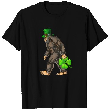 Discover Vintage St Patricks Day Bigfoot Sasquatch Irish T Shirts