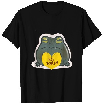 Discover NO Touchy! Grumpy toad. T Shirts