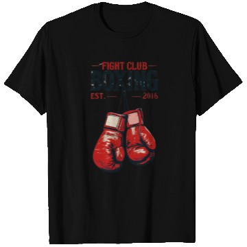 Discover Fight Club Boxing Design T Shirts