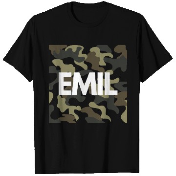 Discover Emil Name T Shirts Men Good Quality Camouflage