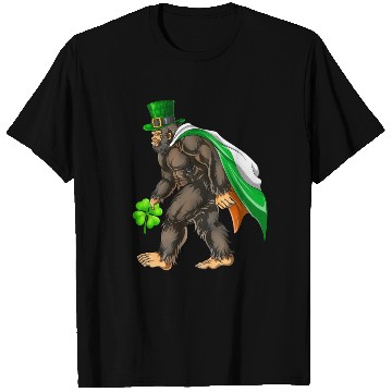 Discover Vintage St Patricks Day Bigfoot Sasquatch Irish T Shirts