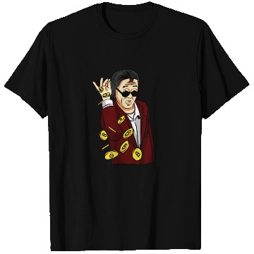 Discover Satoshi Coin Drop -Bitcoin Crypto T Shirts