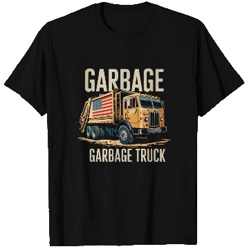 Discover Garbage Truck Illustration for You T Shirts
