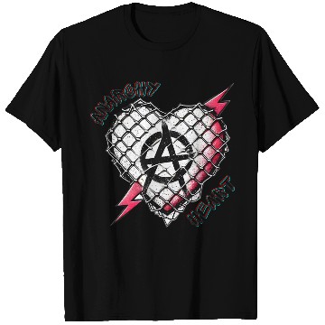 Discover Anarchy Heart - Gothic Love T Shirts