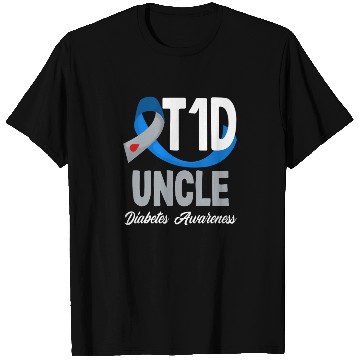 Discover T1D Uncle Diabetes Type 1 Awareness T Shirts