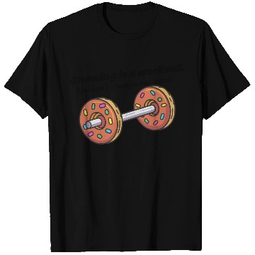Discover Chewing Workout T Shirts