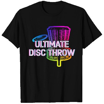 Discover Ultimate Disc Throw Disc Golf Sports Golfer Games T Shirts