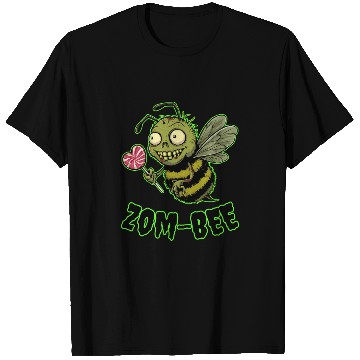 Discover Zom-BEE Funny Punny Zombie Bee T Shirts
