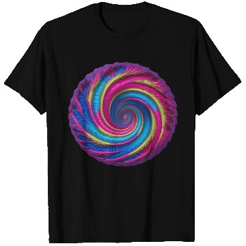 Discover Vivid Vortex - Spiral into psychedelic T Shirts