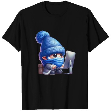 Discover Hardworking Gnome at the Computer T Shirts