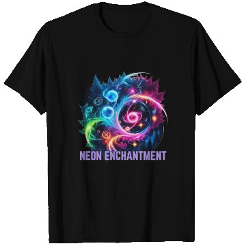 Discover Neon Enchantment - Magic made visible T Shirts