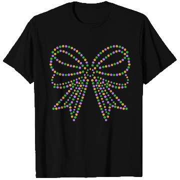 Discover beads Coquette Bow Mardi Gras Festival Fleur T Shirts