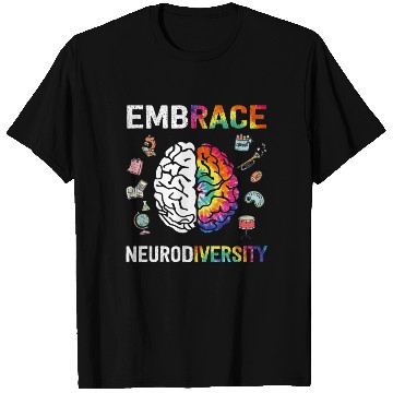 Discover Embrace Neurodiversity Autism Awareness T Shirts