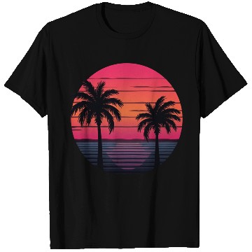 Discover Tropical Sunset Serenity T Shirts