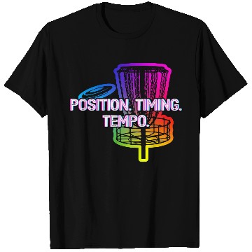 Discover Position Timing Tempo Disc Golf Strategy Golfer T Shirts