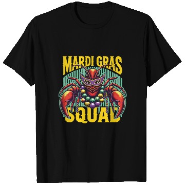 Discover Mardi Gras Crayfish Squad Celebration T Shirts