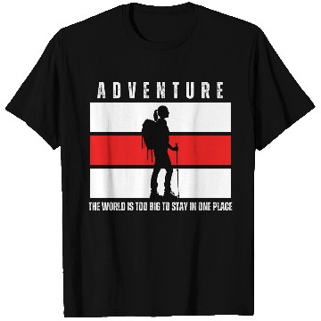 Discover Adventure - The world is too big T Shirts