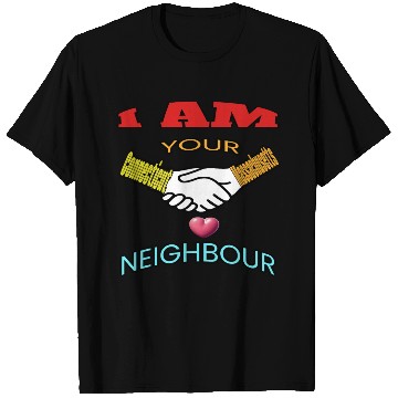 Discover I AM YOUR NEIGHOUR CONNECTICUT AND MASSACHUSETTS T Shirts