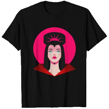 Discover Cyberpunk Princess – Futuristic Sci-Fi Royalty T Shirts