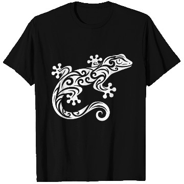 Discover Cute Gecko In T Tattoo Style T Shirts
