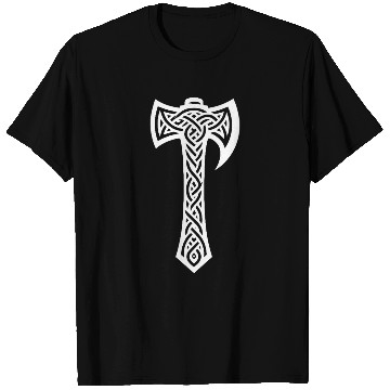 Discover Axe In Celtic Knot Tattoo Style T Shirts
