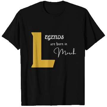 Discover Legends birthday T Shirts