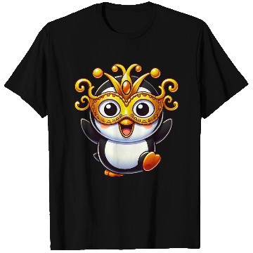 Discover Mardi Gras Penguin Mask Carnival Costume T Shirts