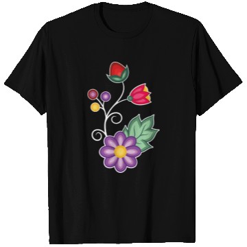 Discover Ojibwe Floral T Shirts