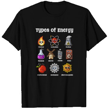 Discover Physics Types Of Energy T Shirts
