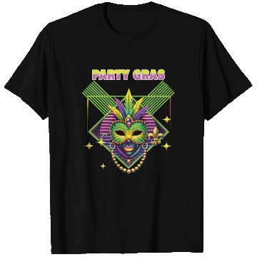 Discover Mardi Gras Party Gras Mask Celebration T Shirts