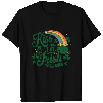 Discover Kiss Me I'm Irish Funny St Patrick's Day T Shirts