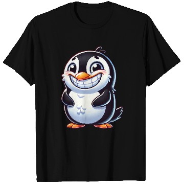 Discover Cute Penguin Cartoon Smiling Laughing Joy T Shirts