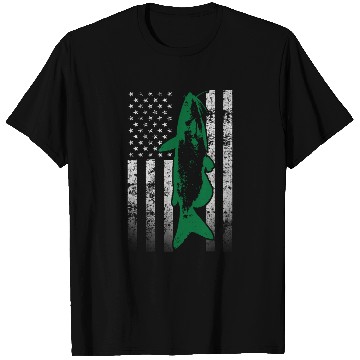 Discover American Flag Fish T Shirts