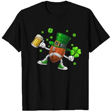 Discover Football Drinking Beer St Patrick's Day T Shirts