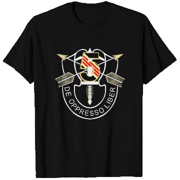 Discover 5th Special Forces Group De Oppresso Liber Design T Shirts