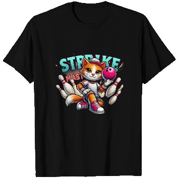 Discover The Ultimate Bowling Cat Champion T Shirts