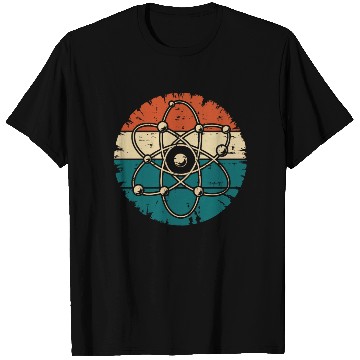 Discover Retro Atom Art Biology Physics Chemistry Science T Shirts