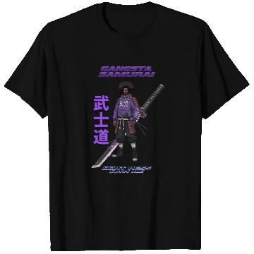 Discover Gangsta Samurai - Afro Street Fighter Anime Manga T Shirts