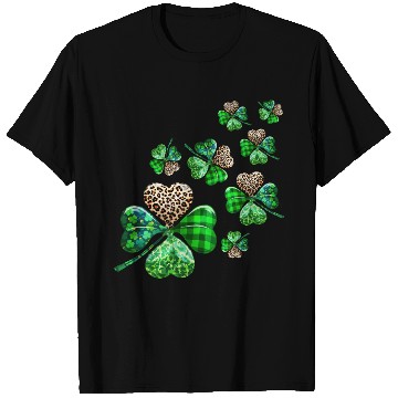 Discover St. Patrick's Day Shamrock Irish Leopard T Shirts